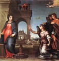 The Annunciation renaissance mannerism Andrea del Sarto